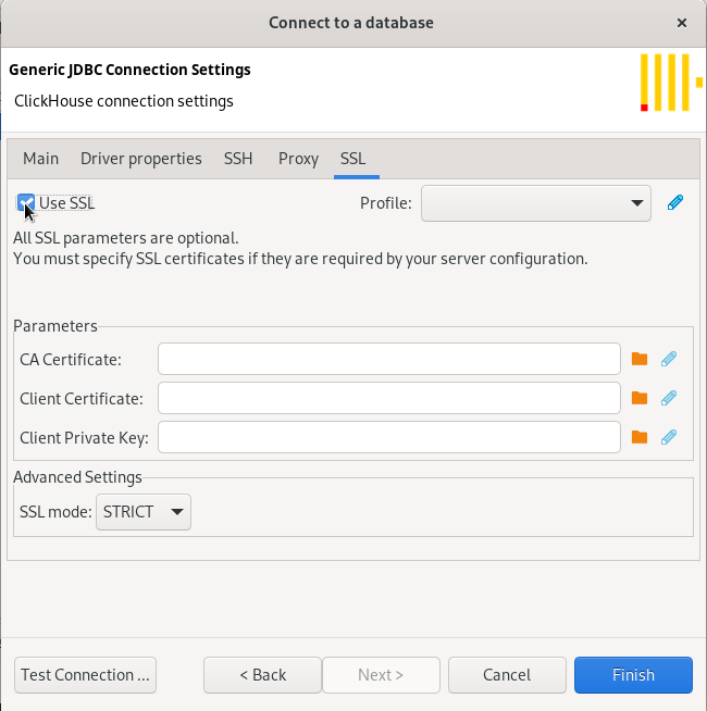 Включите SSL, если это требуется